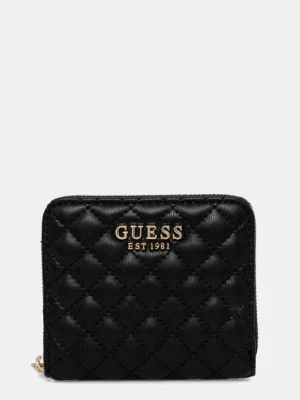 Guess portfel ECO RIANEE damski kolor czarny SWQG95 41137