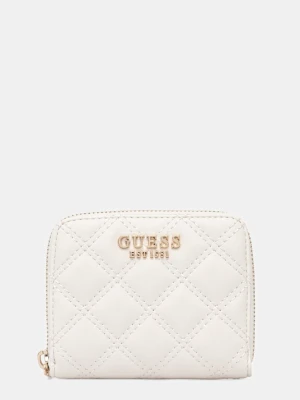 Guess portfel GIULLY damski kolor beżowy SWQG96 73137