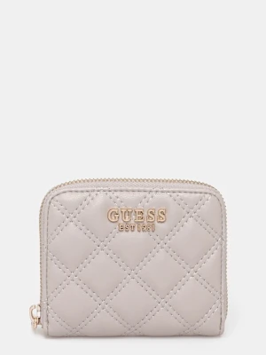 Guess portfel GIULLY damski kolor beżowy SWQG96 73137