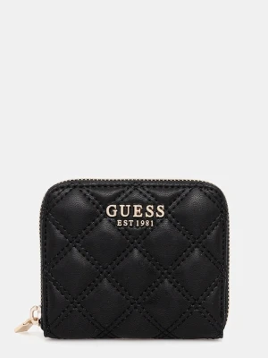 Guess portfel GIULLY damski kolor czarny SWQG96 73137