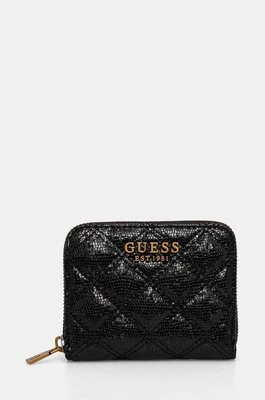 Guess portfel GIULLY damski kolor czarny SWQK87 48137