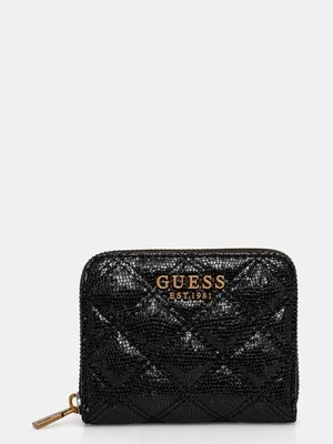 Guess portfel GIULLY damski kolor czarny SWQK87 48137