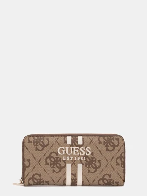 Guess portfel LAUREL damski kolor beżowy SWOS74 59146