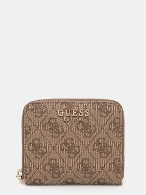 Guess portfel LAUREL damski kolor beżowy SWSG74 59137
