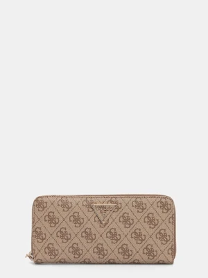 Guess portfel LAUREL damski kolor beżowy SWSG74 59146