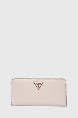 Guess portfel LAUREL damski kolor beżowy SWXG85 00460