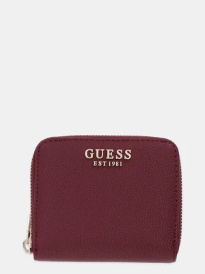 Guess portfel LAUREL damski kolor bordowy SWBG74 59137