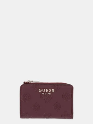 Guess portfel LAUREL damski kolor bordowy SWPD74 59156