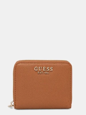 Zdjęcie produktu Guess portfel LAUREL damski kolor brązowy SWBG85 00137