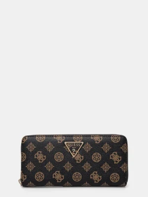 Guess portfel LAUREL damski kolor brązowy SWPG85 00146