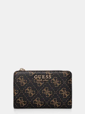 Guess portfel LAUREL damski kolor brązowy SWQE85 00156