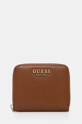 Guess portfel LAUREL damski kolor brązowy SWVC85 00137