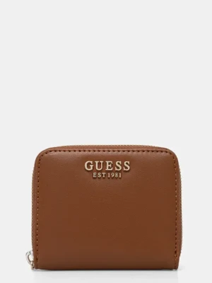 Guess portfel LAUREL damski kolor brązowy SWVC85 00137