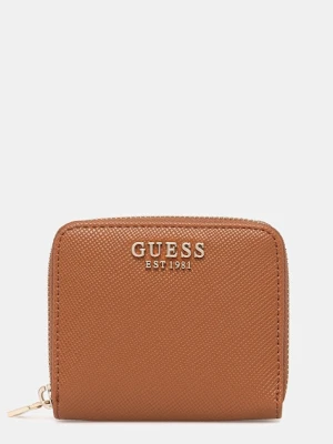 Guess portfel LAUREL damski kolor brązowy SWZG74 59137