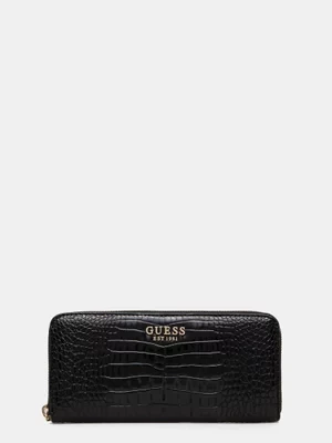 Guess portfel LAUREL damski kolor czarny SWCZ85 00146