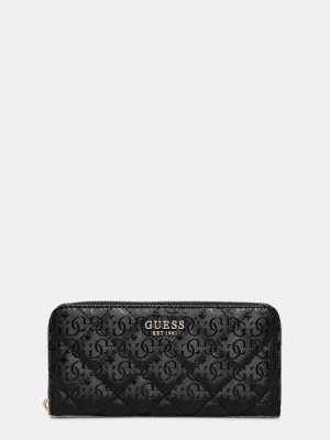 Guess portfel LAUREL damski kolor czarny SWGG85 00146