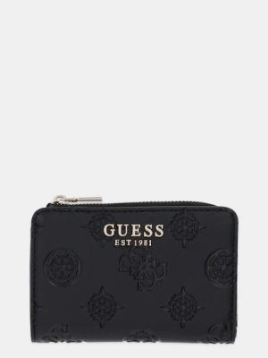 Guess portfel LAUREL damski kolor czarny SWPD74 59156
