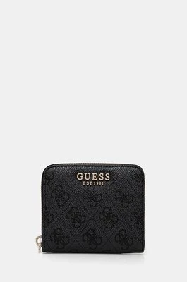 Guess portfel LAUREL damski kolor czarny SWSG85 00137