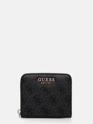 Guess portfel LAUREL damski kolor czarny SWSG85 00137