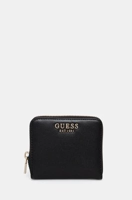 Guess portfel LAUREL damski kolor czarny SWVC85 00137