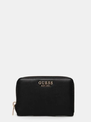 Guess portfel LAUREL damski kolor czarny SWVC85 00140