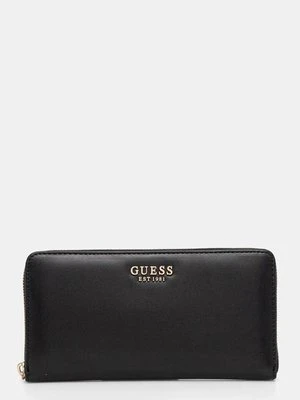 Guess portfel LAUREL damski kolor czarny SWVC85 00163