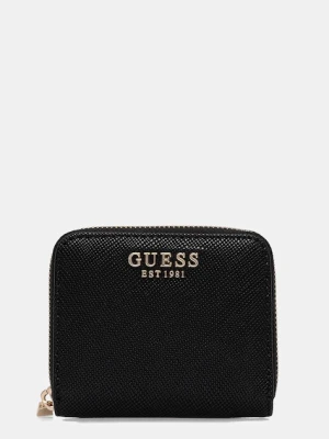 Guess portfel LAUREL damski kolor czarny SWZG74 59137