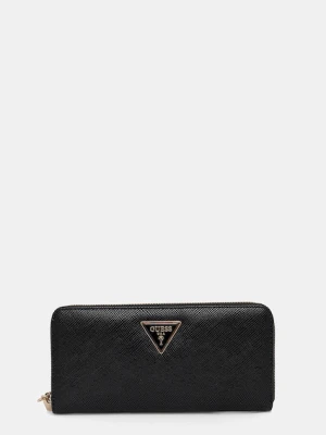 Guess portfel LAUREL damski kolor czarny SWZG74 59146