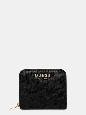 Guess portfel LAUREL damski kolor czarny SWZG85 00137