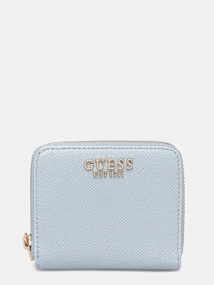 Guess portfel LAUREL damski kolor niebieski SWZG74 59137