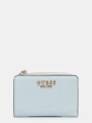 Guess portfel LAUREL damski kolor niebieski SWZG85 00156