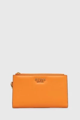 Guess portfel LAUREL damski kolor pomarańczowy SWVA85 00570