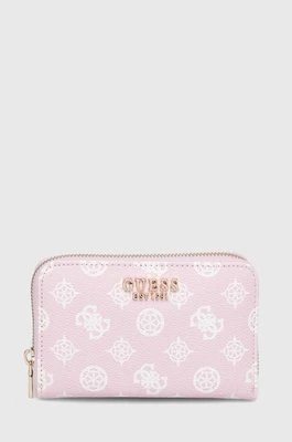 Guess portfel LAUREL damski kolor różowy SWPG85 00400