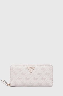 Guess portfel LAUREL damski kolor różowy SWSD85 00460