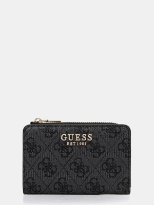Guess portfel LAUREL damski kolor szary SWSG74 59156