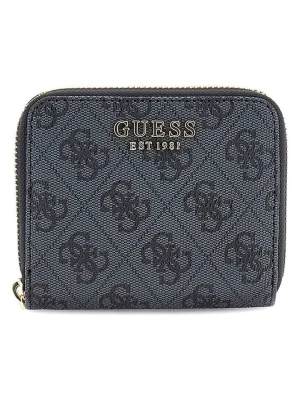 Guess Portfel "Laurel" w kolorze antracytowym - 11 x 9 x 2 cm rozmiar: onesize