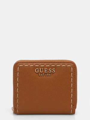 Guess portfel NASTRA damski kolor brązowy SWBG96 37137