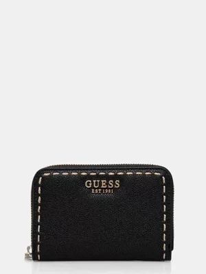 Guess portfel NASTRA damski kolor czarny SWBG96 37140