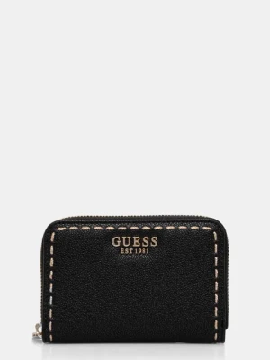 Guess portfel NASTRA damski kolor czarny SWBG96 37140