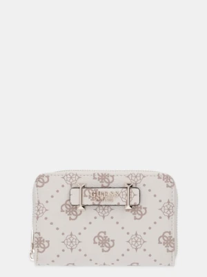 Guess portfel SILIA damski kolor beżowy SWGP98 90140