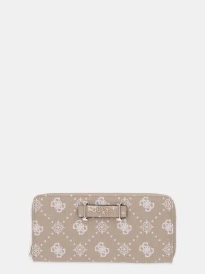 Guess portfel SILIA damski kolor beżowy SWGP98 90146