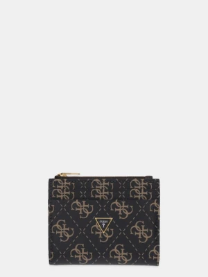 Guess portfel skórzany MILANO męski kolor brązowy SMMALO LEA03