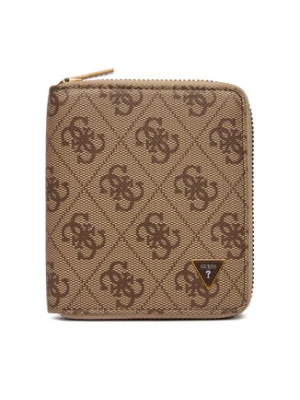 Guess Portfel SMMALO LEA02 Beżowy