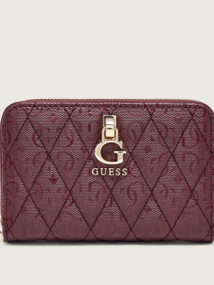 Guess Portfel Tamara bordowy