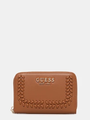 Guess portfel TATUM damski kolor brązowy SWNG96 67140