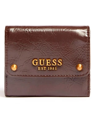 Guess Portfel w kolorze brązowym - 10 x 9 x 4 cm rozmiar: onesize
