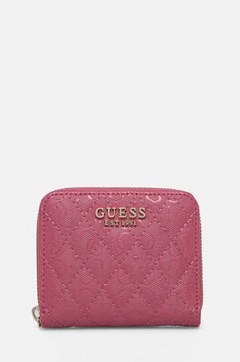 Guess portfel YARMILLA damski kolor fioletowy SWGG93 22370