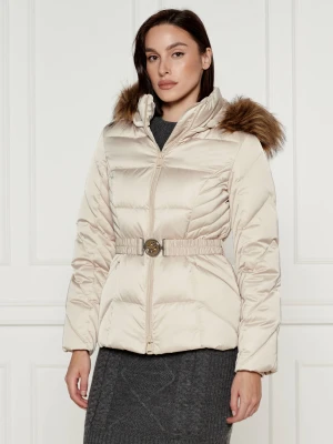 GUESS Puchowa kurtka OLGA | Regular Fit beżowy