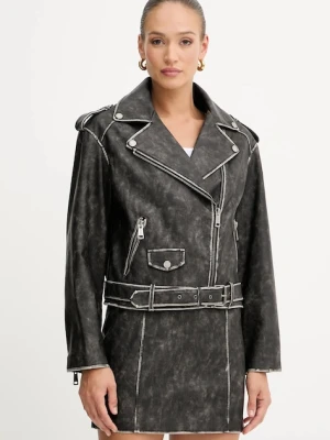 Guess ramoneska CHARLENE kolor czarny przejściowa oversize W5YL04 WHDI0