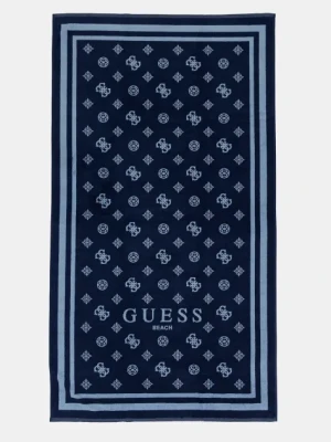 Guess ręcznik bawełniany kolor granatowy E5GZ08 SG00P